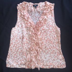 Talbots 100% silk sleeveless top, blouse, size 2P